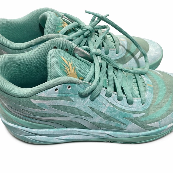 Puma Other - Puma MB.02 Lamelo Ball Lunar Men’s Shoes 9 Jade/Gold 378284-01